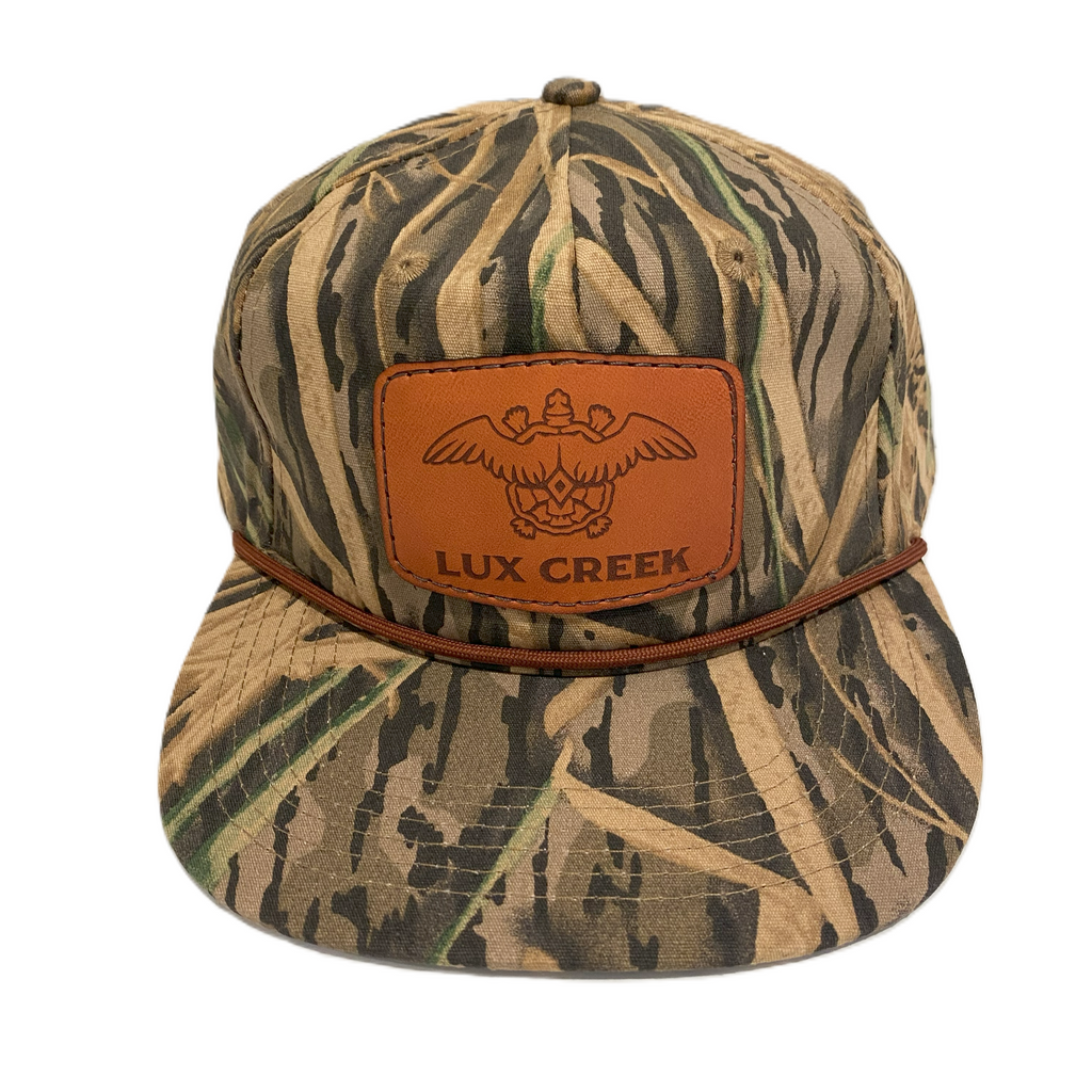 Leather Patch Rope Hat - - Lux Creek